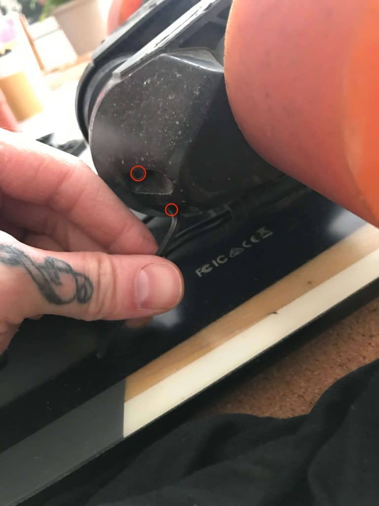 Removing Boosted Mini belt covers